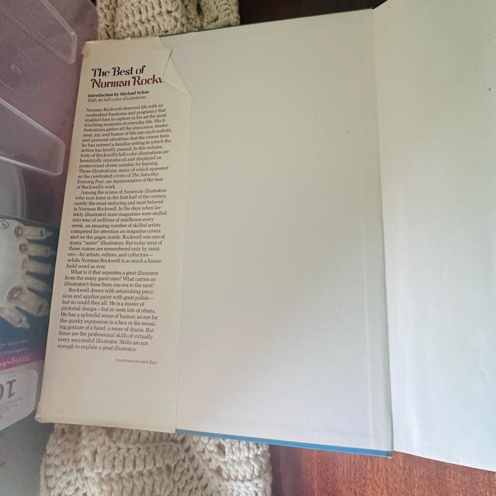 The Best of Norman Rockwell 40 Full Color Posters Art Book Michael Schau 1987 - Picture 3 of 11